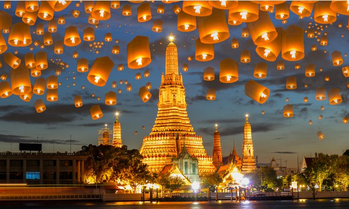 Lễ hội thả đèn ở Thái Lan