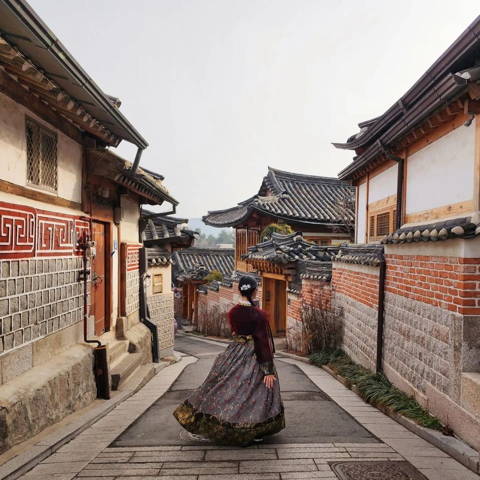 Ngôi làng truyền thống ở Hàn Quốc