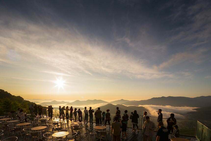 Unkai Terrace ở Hokkaido