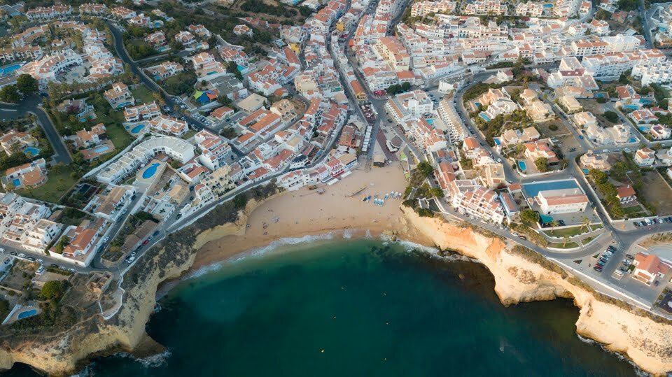 View trên cao của Bồ Đào Nha