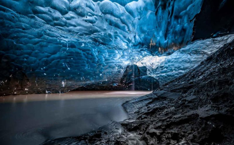 Hang động Vatnajökull Glacier, Iceland