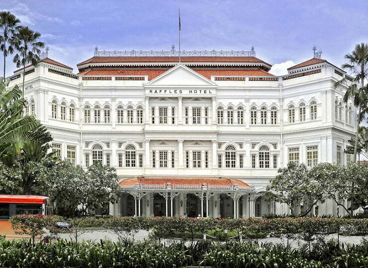 Khách sạn Raffles là bộ mặt của Singapore. 