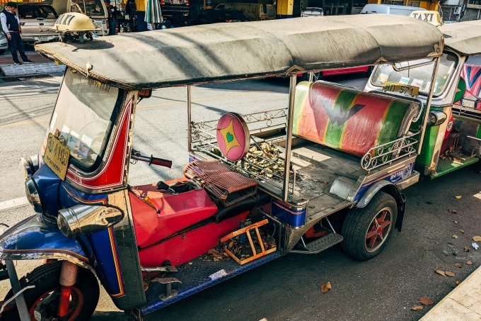 Xe tuk tuk ở Thái Lan